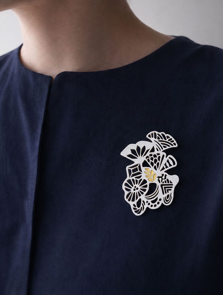 Broach / Muette – Paper Jewelry_JAPAN