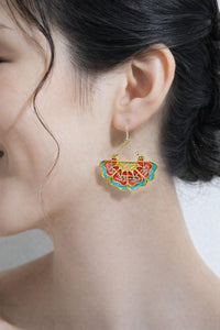 新作】PJP-115-1 花笠（赤） – Paper Jewelry_JAPAN
